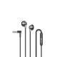 Evolt WMH-200 Wired Mono Headset, With 3.5mm L Shaped Connector, 20Hz-20kHz Frequency Response, 97dB Sensitivity, 14mm Speaker Diameter, Black | WMH-200