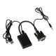 VGA To HDMI Converter 1080P HD Adapter With Audio Cable For HDTV PC Laptop TV