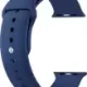 Mocome Watch Strap Silicone for Apple Watch Series 6 44mm Smartwatch Dark Blue Smart Watch Strap  (Blue)44/45/49mm