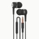 High-Quality Semi In-Ear Wired Headphones with Microphone - Perfect for Mobile Phones, Computers, Games